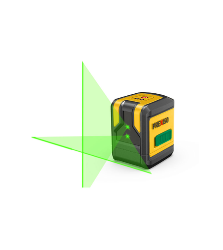 פלס לייזר 2 קווים ירוקים PREXISO PLC-10PG פרקסיסו