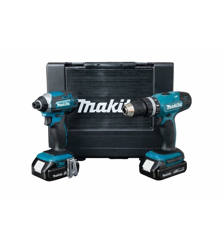 סט מברגת אמפקט + מקדחת פוטר + סוללות 2.0A + מטען - מזוודה מתנה