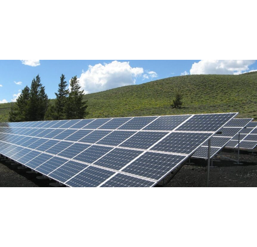 הקמה של מערכת סולארית בחלקה א' במשק חקלאי.