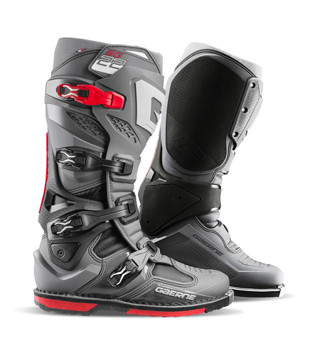 מגפי מוטוקרוס GAERNE SG22 אפור/שחור/אדום