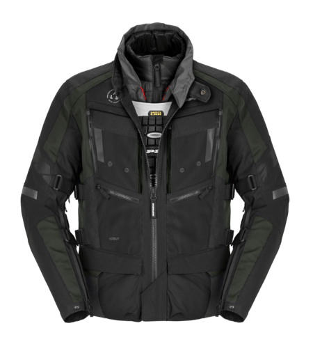 מעיל רב-עונתי SPIDI 4 SEASON EVO שחור/ירוק