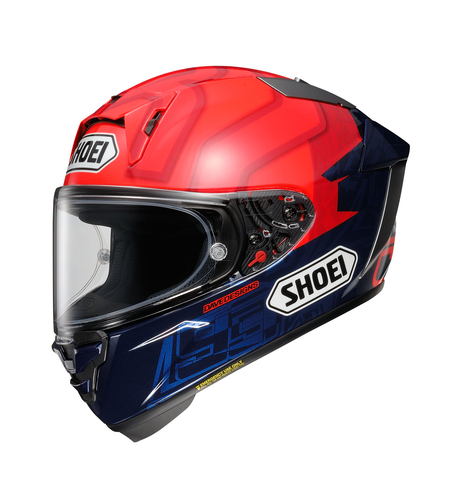 קסדת SHOEI X-SPR PRO MARQUEZ7 TC-1 אדום/כחול