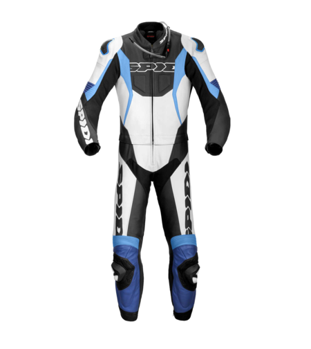 חליפת עור שני חלקים SPIDI Sport Warrior Touring כחול/לבן