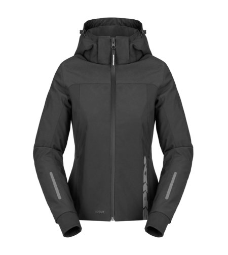 מעיל חורף נשים SPIDI HOODIE H2OUT II LADY שחור