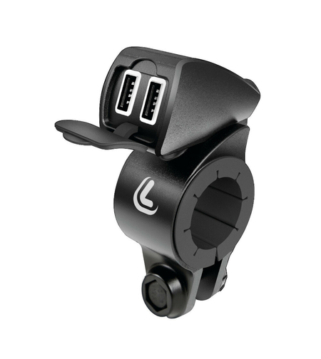 שקע USB כפול לכידון LAMPA