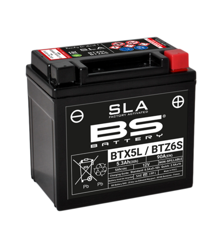 מצבר BS BATTERY SLA BTX5L/BTZ6S (FA)