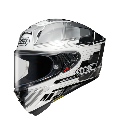 קסדת SHOEI X-SPR PRO PROXY TC-6 אפור/לבן/שחור