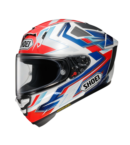 קסדת SHOEI X-SPR PRO ESCALATE TC-10 כחול/לבן/אדום