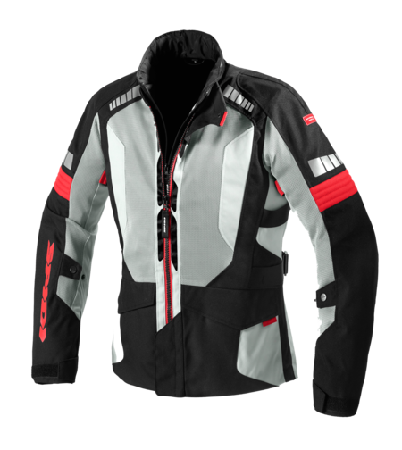 מעיל קיץ SPIDI Terranet Windout רשת שחור/אפור/אדום