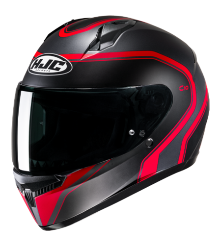 קסדה HJC C10 ELIE שחור אדום מט