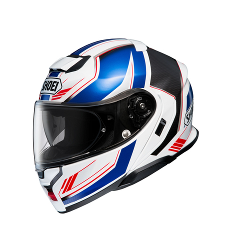 קסדת SHOEI NEOTEC 3 GRASP TC-10 לבן/כחול/שחור