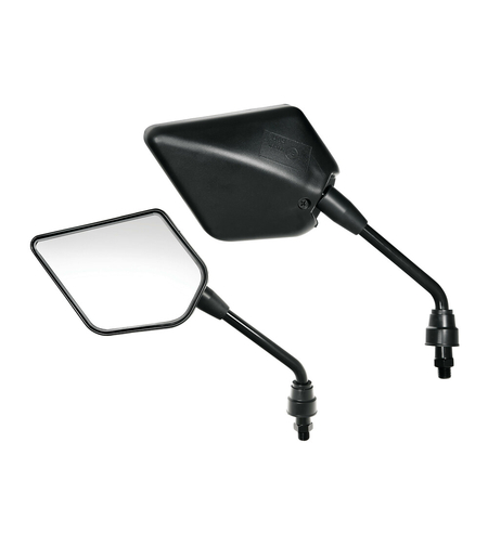 זוג מראות מתכווננות מעוינות הברגה 10מ