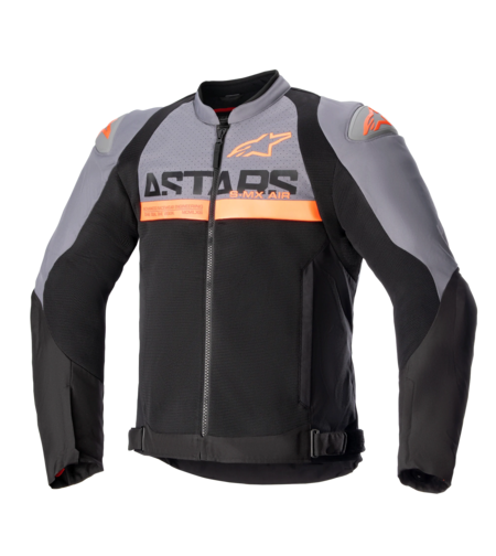 מעיל קיץ Alpinestars SMX AIR אפור כהה / שחור / כתום זוהר