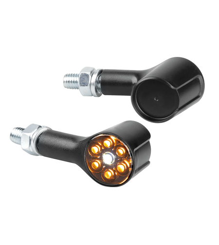 זוג וינקרים קדמיים עגולים לד עם תאורת דרך LAMPA