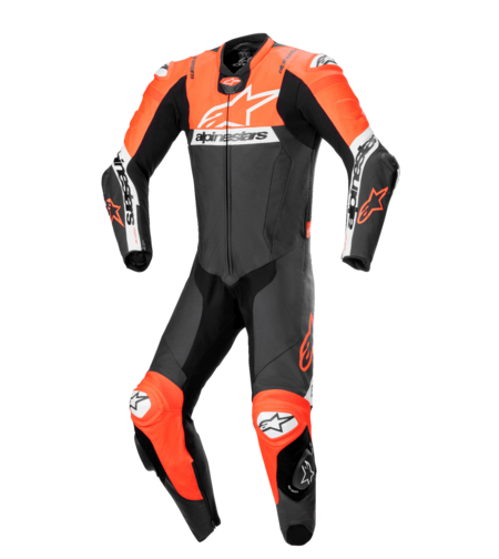 חליפת עור חלק אחד ALPINESTARS MISSILE V2 WARD שחור/אדום/לבן