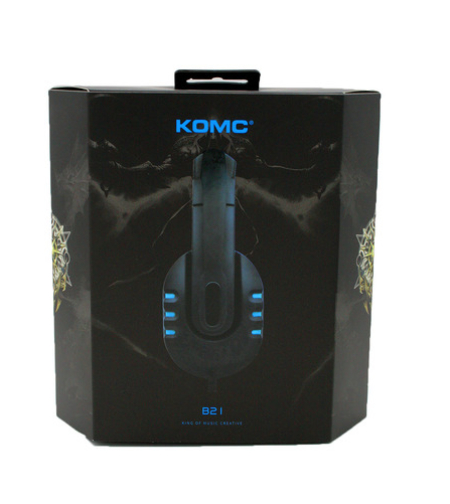 אוזניות עם מיקרופון בחיבור USB KOMC B21