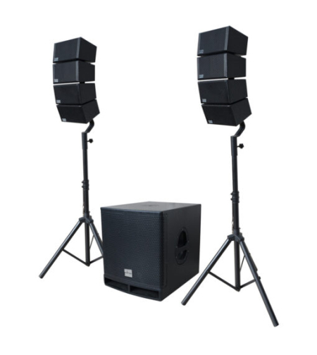 מערכת ליין ארי Polman A1523AD 2100W  מערכת הגברה Line Arry לאירועים עד 150 איש