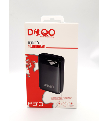 סוללת חירום DOQO PB10 10000mAh