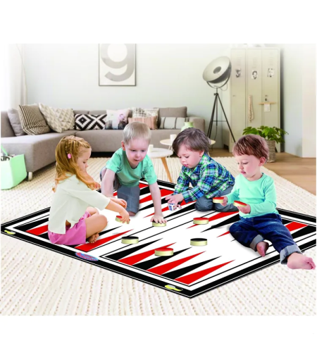 משחק שש בש גדול לחצר/בית – 80×70 ס”מ