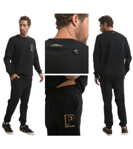 חליפת טרנינג שני חלקים לוגו גברים