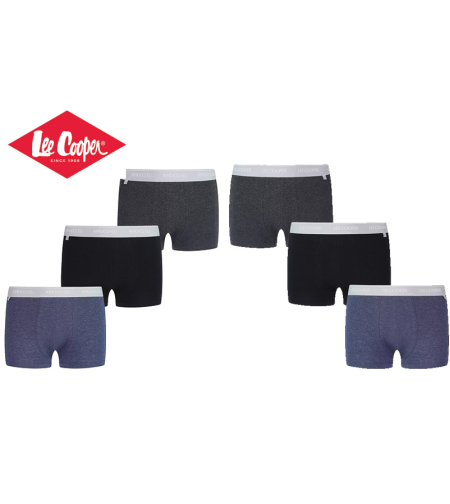 מארז 6 בוקסרים LEE COOPER