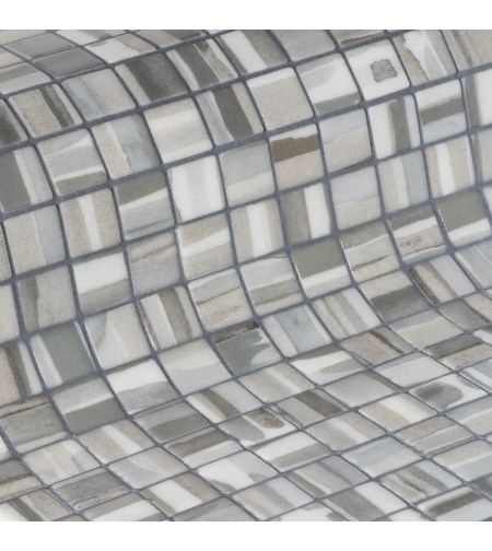 פסיפס זכוכית מט לבריכה Layers