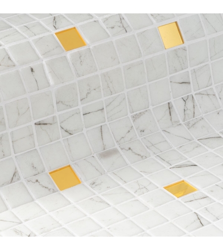 פסיפס לבריכה Carrara Gold 25