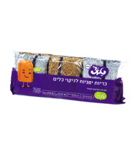 כריות קרצוף 6 יחידות במארז טאצ’