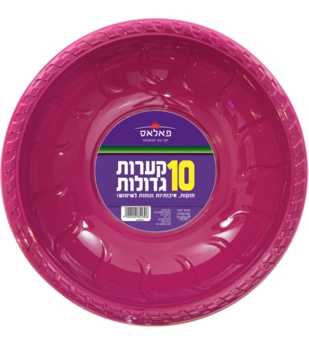 צלחות חד פעמי הגשה גדולות לסלט