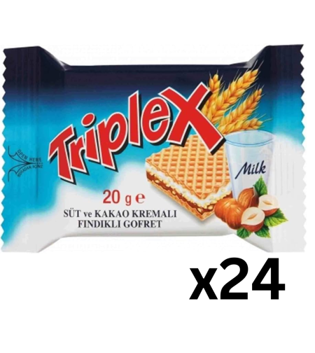 וופל ממולא בקרם אגוזי לוז