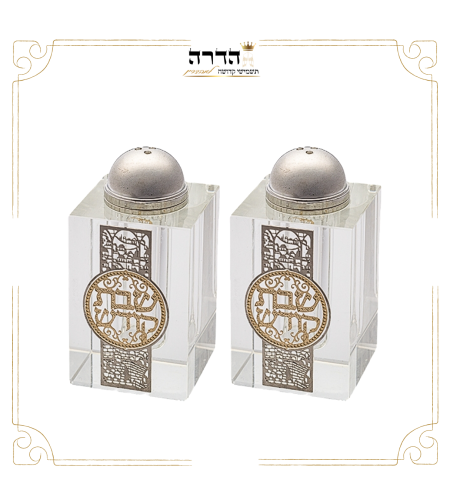 סט מלחיות קריסטל עם פלקטה