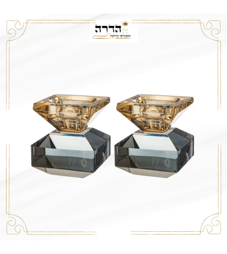 פמוטי קריסטל מהודרים 7 ס