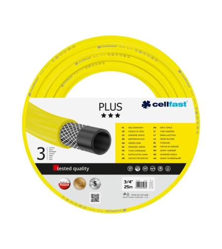 CELLFAST | צינור גינה צהוב 3/4