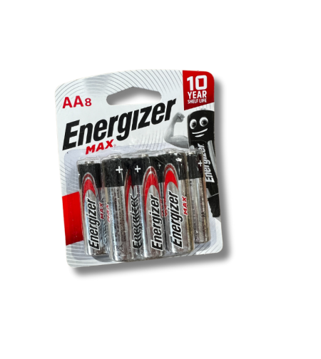 ENERGIZER AA | סוללות | 8 יחידות