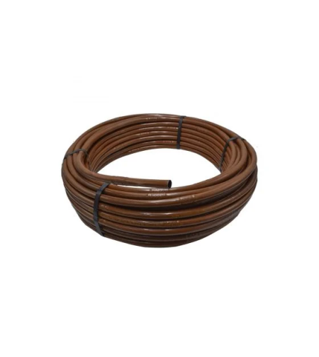 צינור השקיה חום 16 עיוור | 25 , 50 , 100 מטר