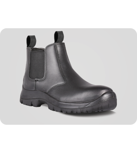 TITAN CHELSEA BLACK NST | עור חלק ללא כיפת מגן