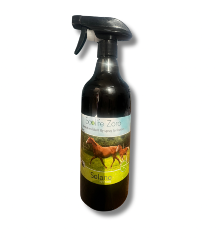 זורו ספריי | תכשיר טבעי להרחקת זבובים וחרקים על סוסים | 750 מ