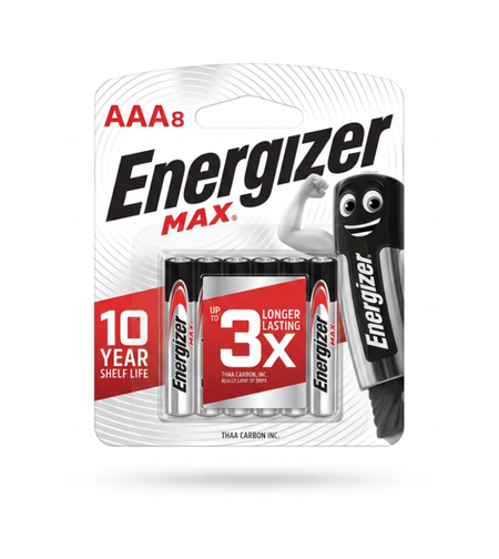 ENERGIZER AAA | סוללות | 8 יחידות