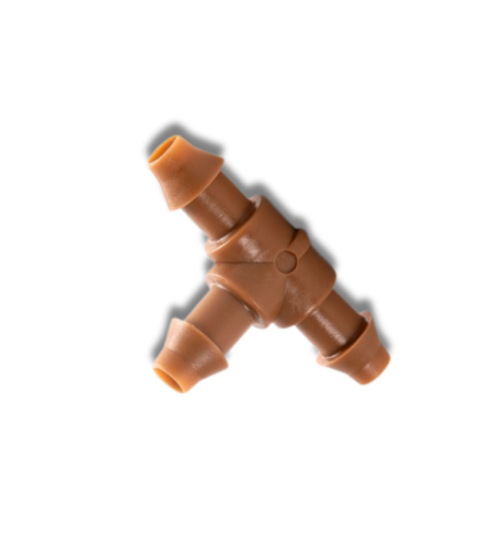 מחבר שן טי חום לצינורית 8 מ