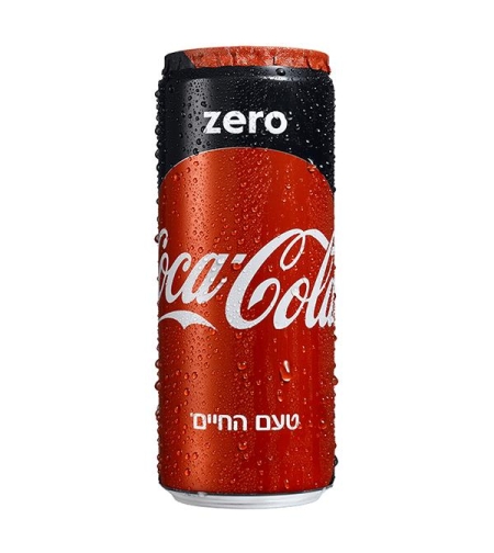קוקה קולה זירו פחיות – 330 מ