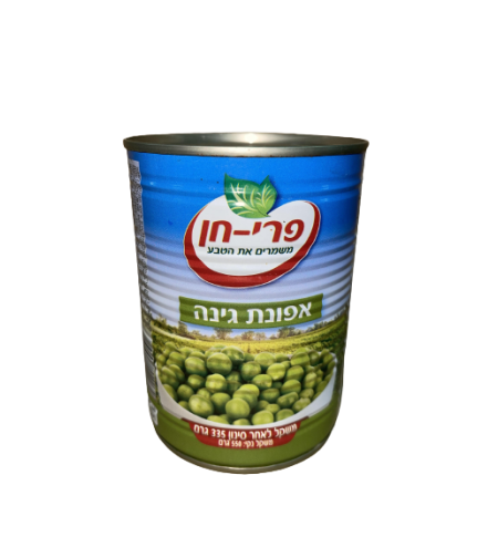 אפונה פרי חן – 600 גרם × 12 יחידות (מארז)