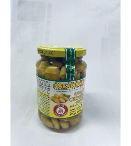 תורמוס 390 גרם 1/12צנצנת זכוכית
