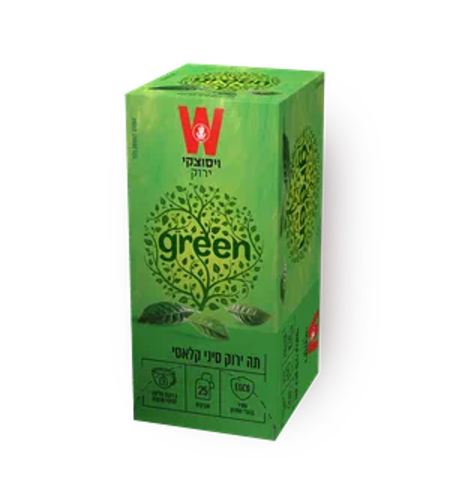 תה ויסוצקי ירוק סיני קלאסי ( גרין תה ) יחידה