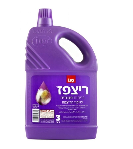 נוזל ריצפות ריצפז – 3 ליטר * 6 יחידות (מארז)