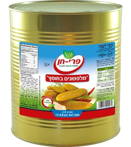 מלפפון חומץ פרי חן ( 81-95 )  – 9 ליטר