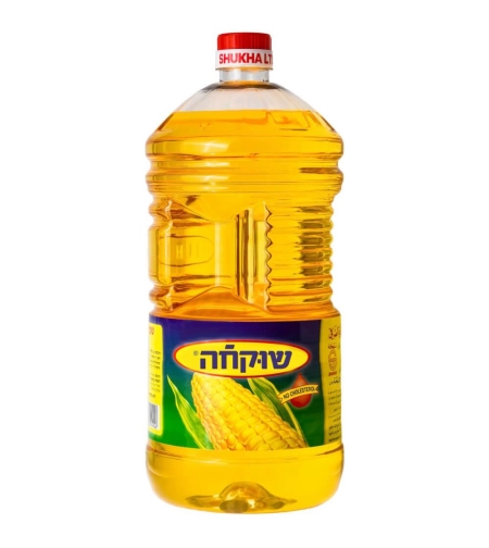 שמן תירס שוקחה – 3 ליטר × 6 יחידות (מארז)