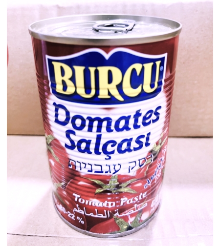 רסק עגבניות22% BURCU  – 410 גרם × 24 יחידות (מארז)