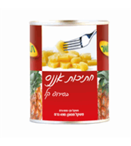 לפתן אננס חתוך 850 גרם תומר