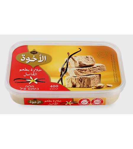 חלבה אחוה אלאחוי 400 גרם  בטעם וניל  1/8