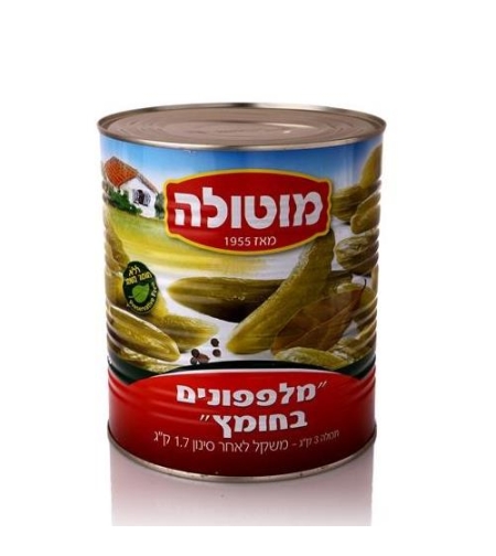 מוטולה מלפפון30-36 חומץ3 ק